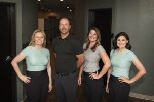 LiveWell chiropractic center staff with Dr. French.